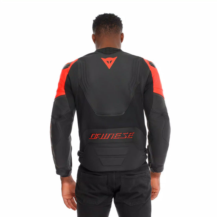 Dainese Racing 5 Jacket 2025 in Black/Red-Fluo