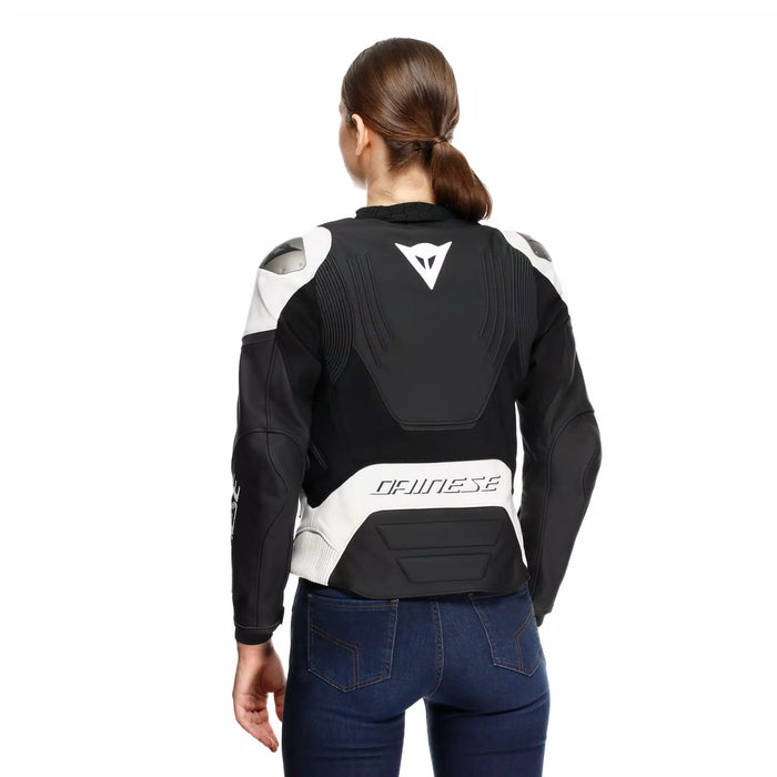 Dainese Racing 5 Lady Jacket 2025 in Black/White