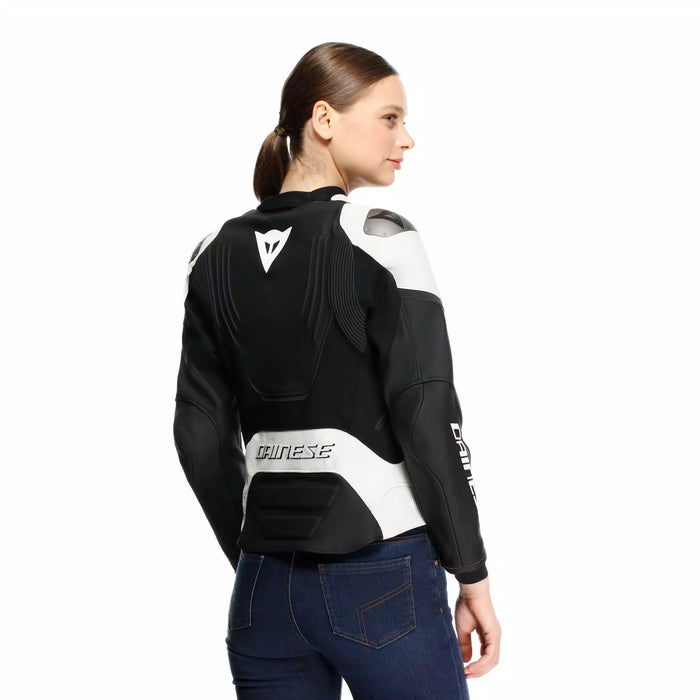 Dainese Racing 5 Lady Jacket 2025 in Black/White