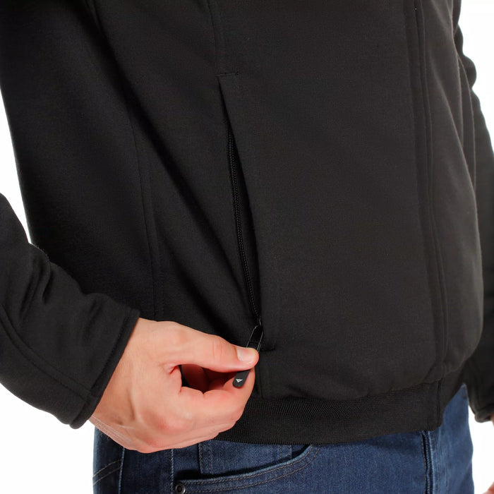 Dainese Bovisa Safety Hoodie Full Zip 2025 in Black/White