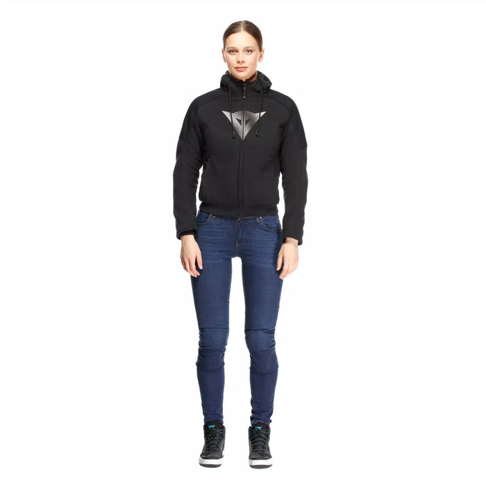 Dainese Daemon-X Safety Hoodie Zip Women 2025 in Black