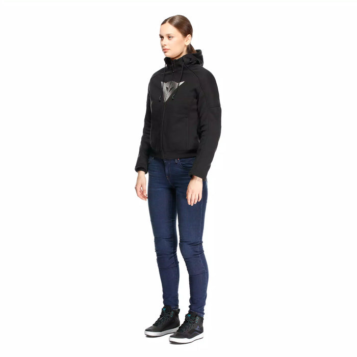 Dainese Daemon-X Safety Hoodie Zip Women 2025 in Black