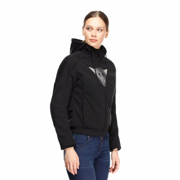 Dainese Daemon-X Safety Hoodie Zip Women 2025 in Black