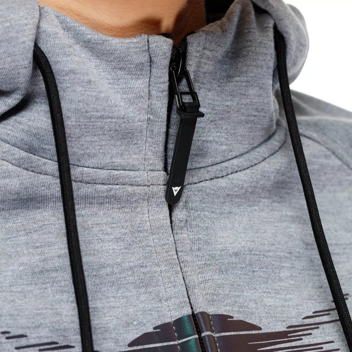 Dainese Daemon-X Safety Hoodie Zip Women 2025 in Grey