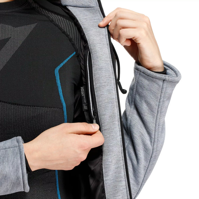 Dainese Daemon-X Safety Hoodie Zip Women 2025 in Grey