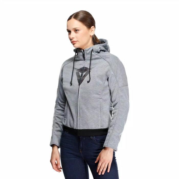 Dainese Daemon-X Safety Hoodie Zip Women 2025 in Grey