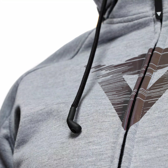 Dainese Daemon-X Safety Hoodie Zip Women 2025 in Grey