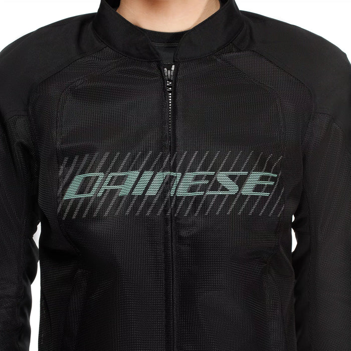 Dainese Herosphere Tex Lady Jacket 2025 in Black/Gray/Light Green