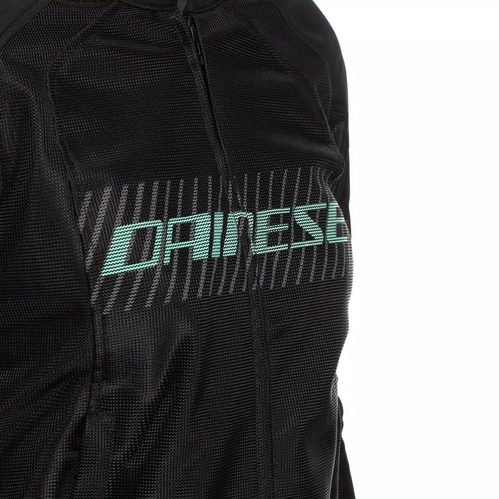Dainese Herosphere Tex Lady Jacket 2025 in Black/Gray/Light Green