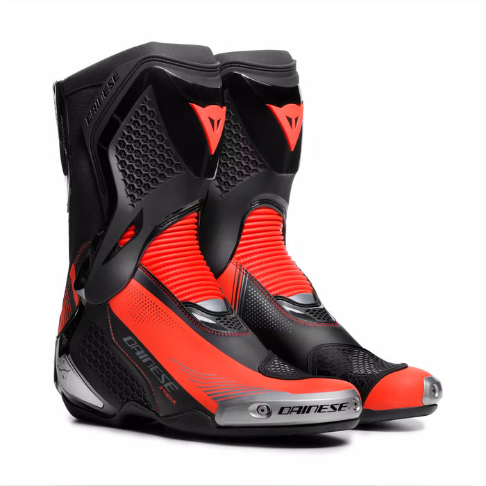 Dainese Torque 4 Boots 2025 in Black / Red Fluo