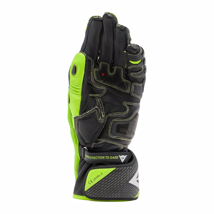 Dainese Full Metal 7 Gloves 2025 in Black/Fluo Yellow