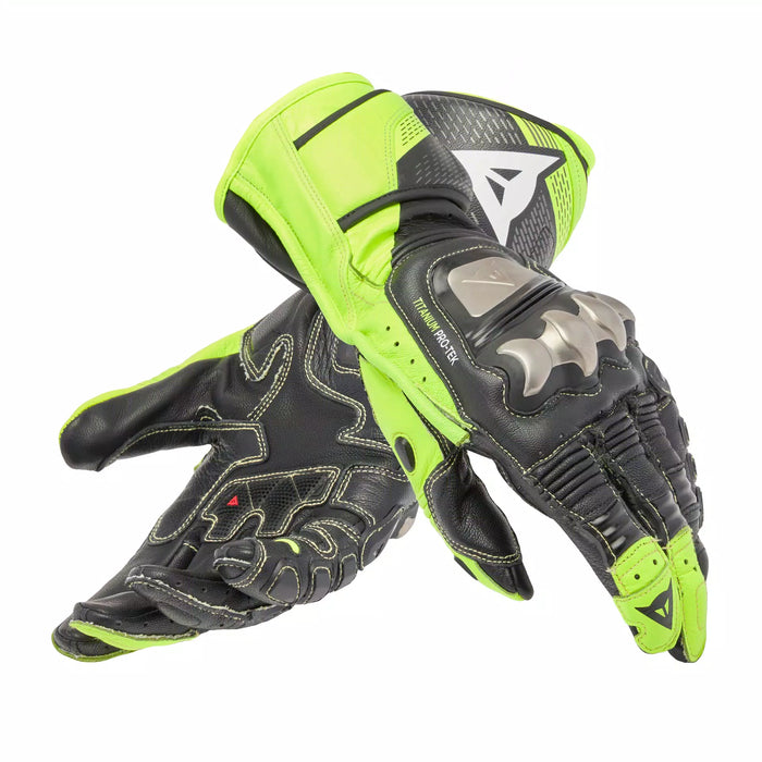 Dainese Full Metal 7 Gloves 2025 in Black/Fluo Yellow