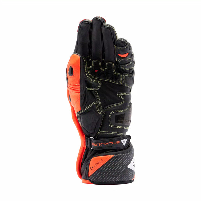 Dainese Full Metal 7 Gloves 2025 in Black/Fluo Red
