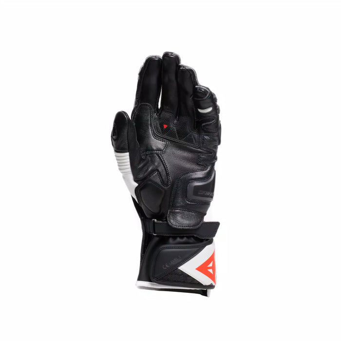 Dainese Fiero Metal Gloves 2025 in Black/White/Red Fluo
