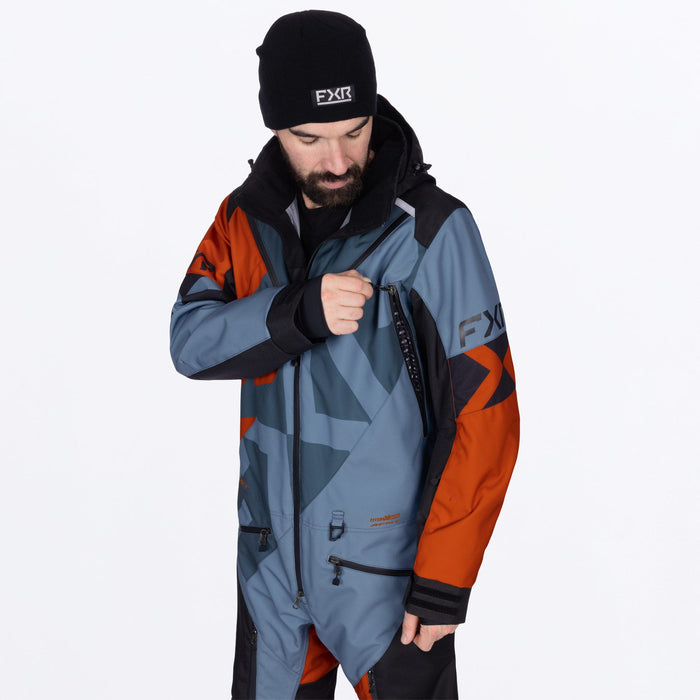 FXR COLD CROSS CX F.A.S.T.™ INSULATED MONOSUITS 2026 - Steel/Burnt Orange