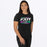 FXR Moto Premium Women's T-shirt in Black/Minty Fresh