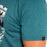 Klim Snowcrest Tri-blend Tee in Heathered Teal - Black