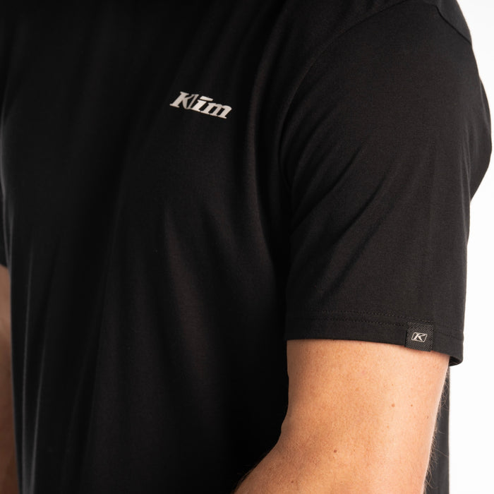 Klim Winter Vortex Tri-blend Tee in Black - Hi-Vis