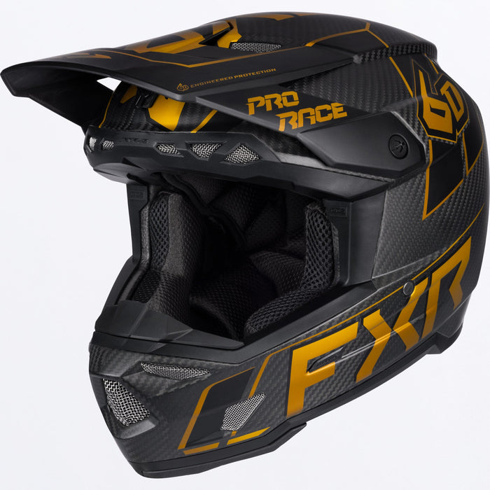 FXR 6D ATR-3 RACE DIV. HELMET 2025 - Texas Tea