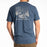 Klim Frontier Tri-blend Tee in Heathered Neptune - Peyote