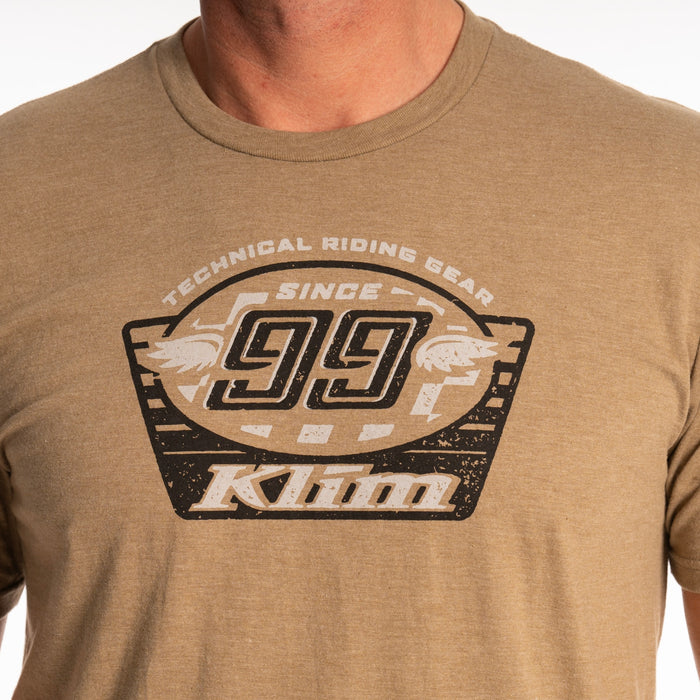 KLIM Pioneer 99 Tri-blend Tee in Coyote Brown Heather - Monument