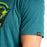 KLIM Pioneer 99 Tri-blend Tee in Heathered Teal - Hi-Vis