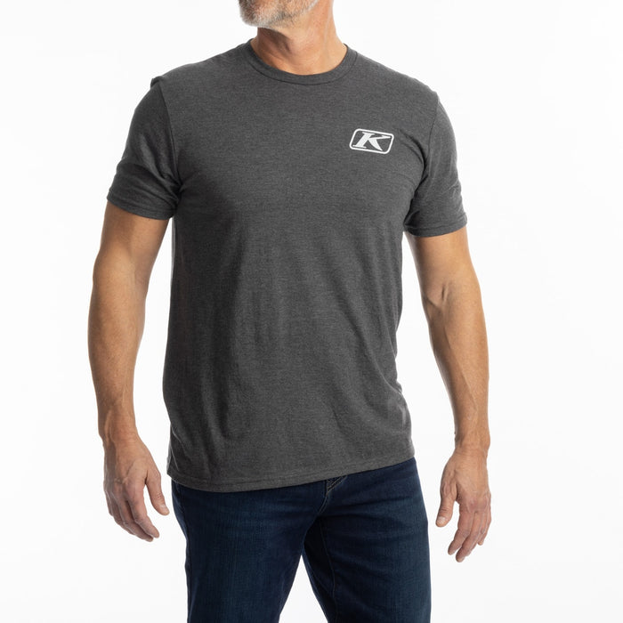 KLIM RIPPIN’ TRI-BLEND TEE 2025 in Heathered Charcoal - High-rise