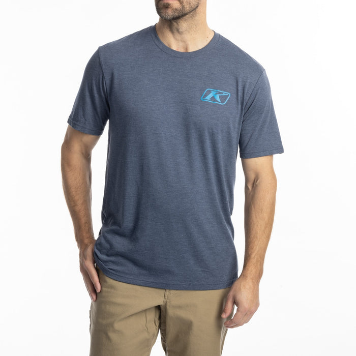 KLIM RIPPIN’ TRI-BLEND TEE 2025 in Navy Frost - White