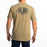 KLIM FULL THROTTLE TRI-BLEND TEE 2025 in Coyote Brown Heather - Asphalt