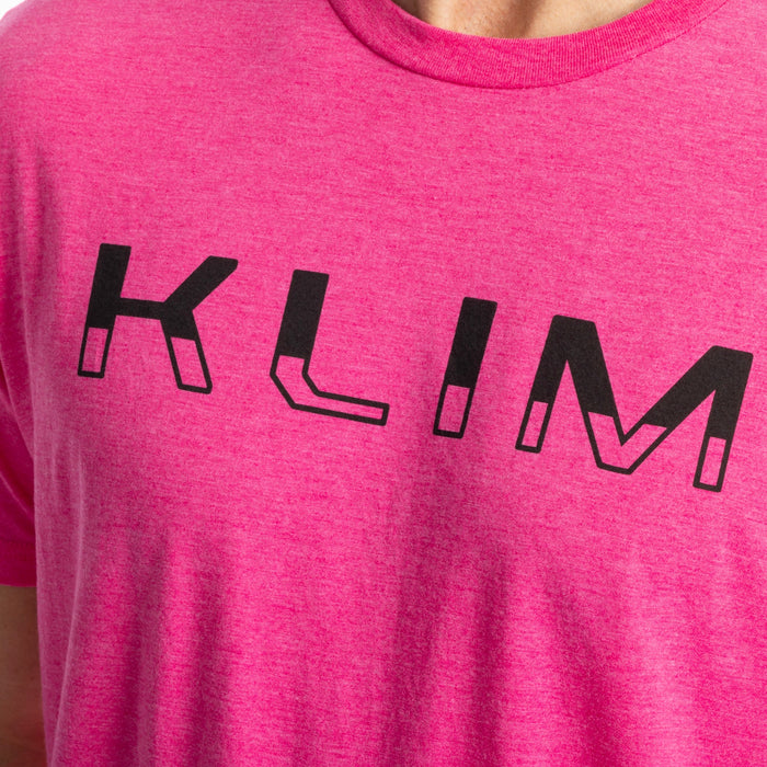 KLIM  PETROL TRI-BLEND TEE 2025 in Fuchsia Frost - Black