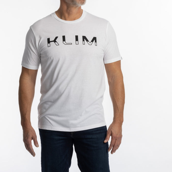 KLIM  PETROL TRI-BLEND TEE 2025 in White - Black