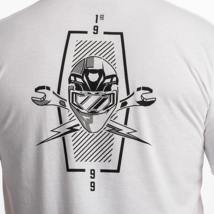 KLIM  PETROL TRI-BLEND TEE 2025 in White - Black