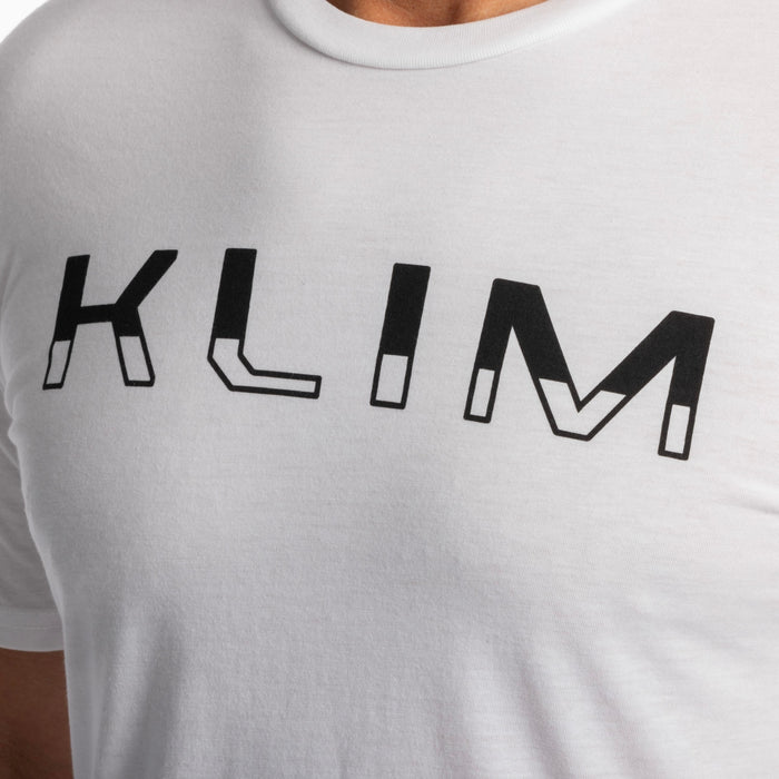 KLIM  PETROL TRI-BLEND TEE 2025 in White - Black