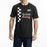 KLIM CHECKERED FLAG TRI-BLEND TEE 2025 in Black - White