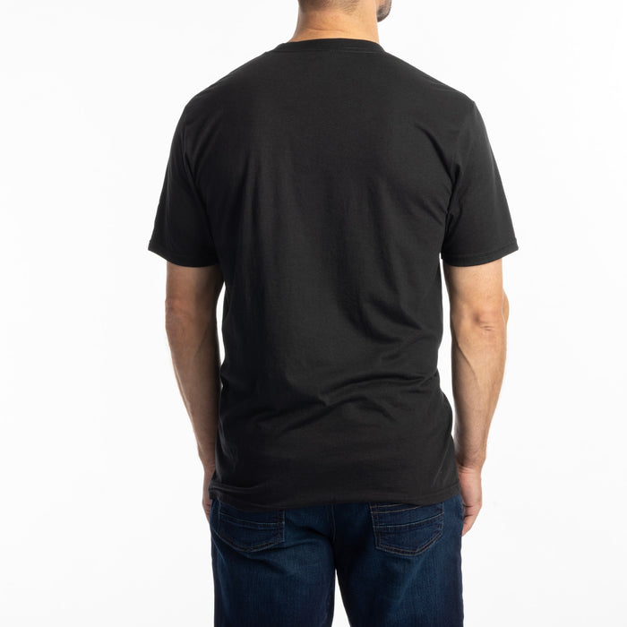 KLIM CHECKERED FLAG TRI-BLEND TEE 2025 in Black - White