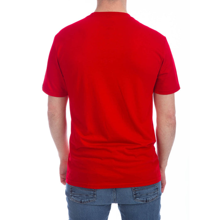 KLIM CHECKERED FLAG TRI-BLEND TEE 2025 in Classic Red - White