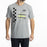 KLIM CHECKERED FLAG TRI-BLEND TEE 2025 in Heathered Gray - Black