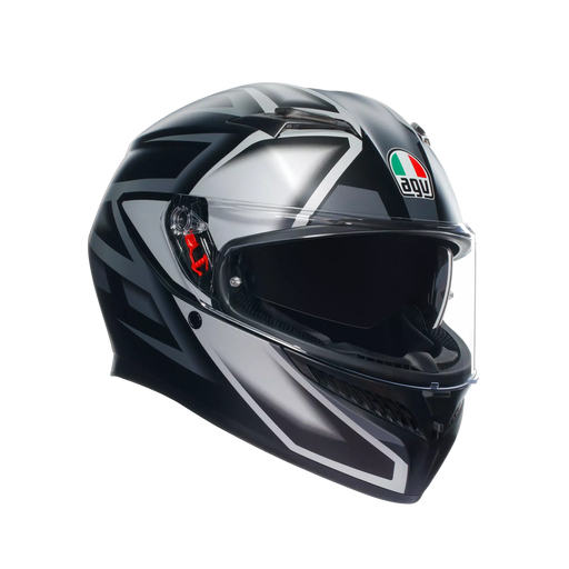 AGV K3 Compound Helmet in Matte Black/Grey