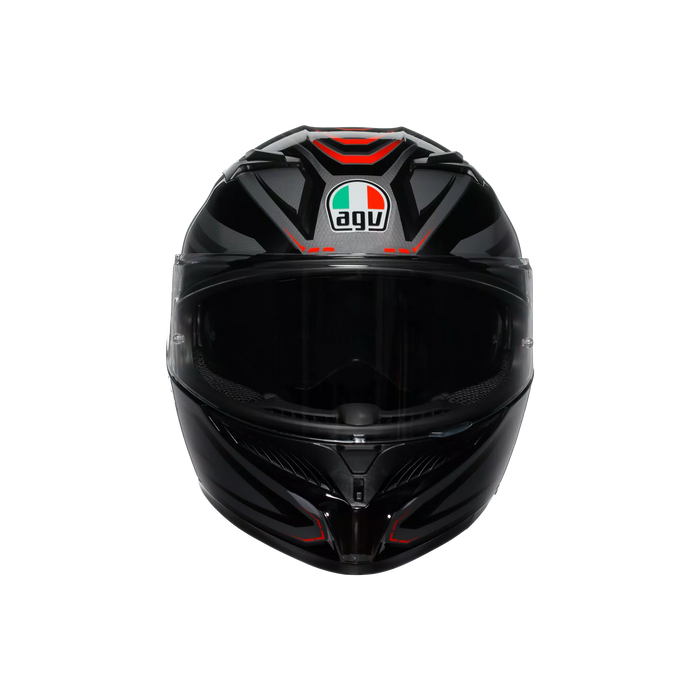 AGV K3 Syth Helmet 2025 in Black/Red