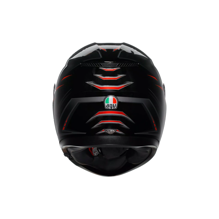 AGV K3 Syth Helmet 2025 in Black/Red