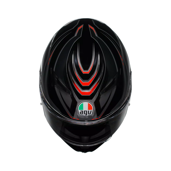 AGV K3 Syth Helmet 2025 in Black/Red