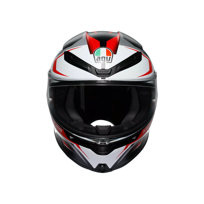 AGV K6 S Erazer Helmet in Matte Black/White/Red
