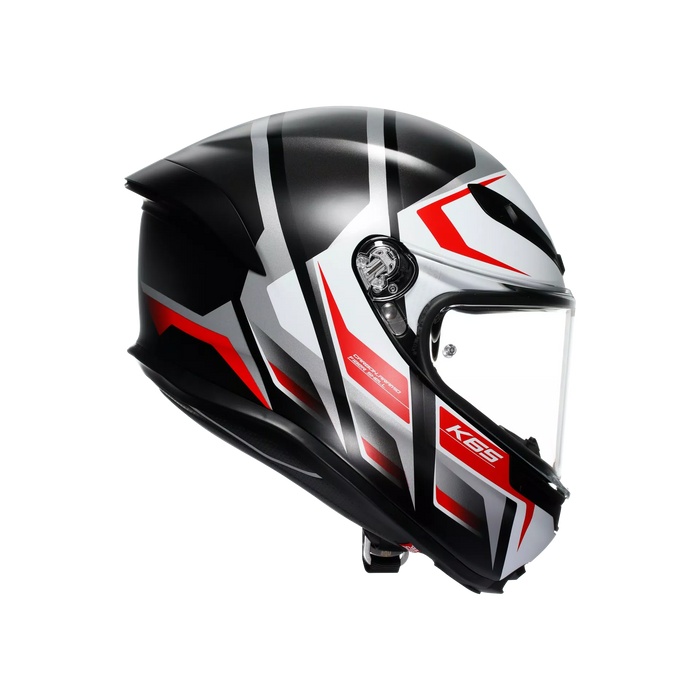 AGV K6 S Erazer Helmet in Matte Black/White/Red