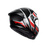 AGV K6 S Erazer Helmet in Matte Black/White/Red