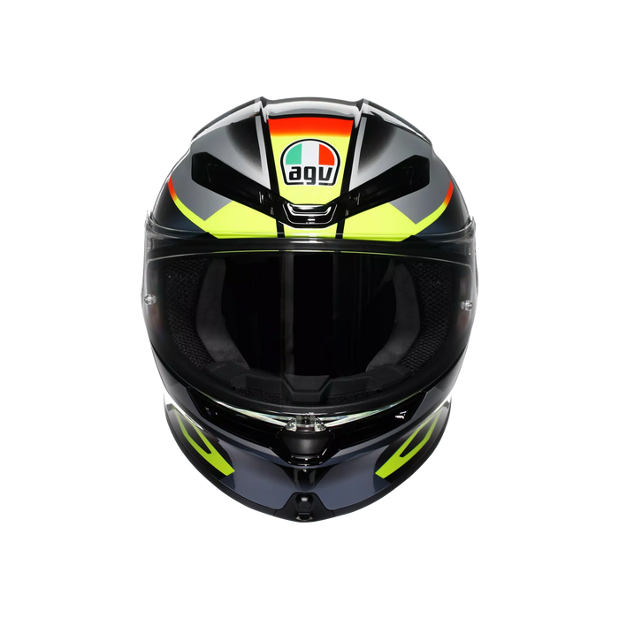 AGV K6 S Erazer Helmet in Black/Red/Yellow Fluo