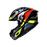AGV K6 S Erazer Helmet in Black/Red/Yellow Fluo