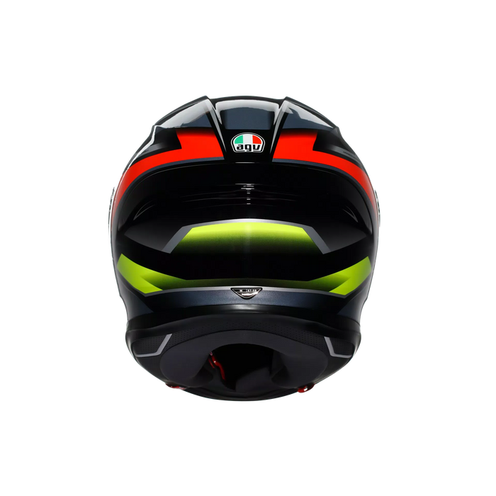 AGV K6 S Erazer Helmet in Black/Red/Yellow Fluo