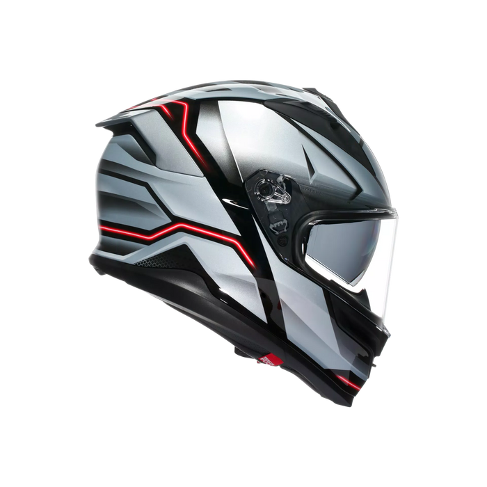 AGV K7 Jaeger Helmet 2025 in Black/Silver