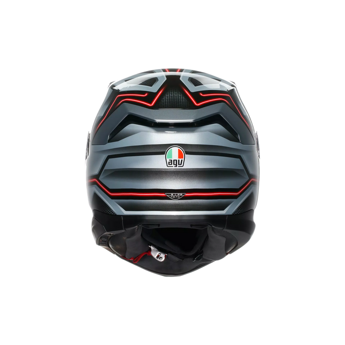 AGV K7 Jaeger Helmet 2025 in Black/Silver