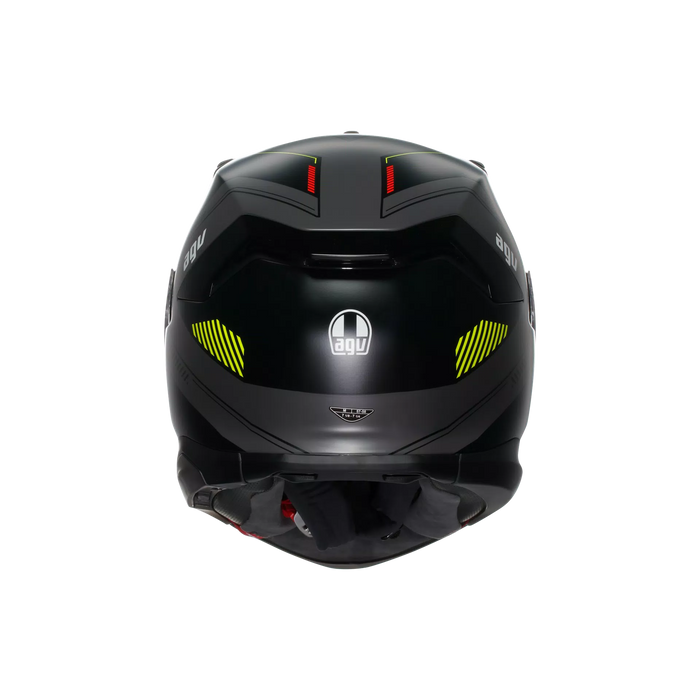 AGV K7 Kyber Helmet 2025 in Matte Grey/Yellow Fluo